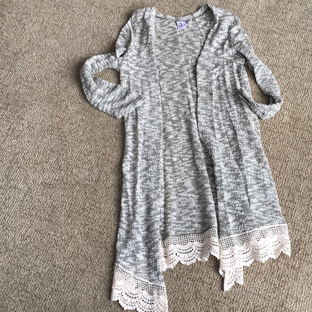 Long knit sweater